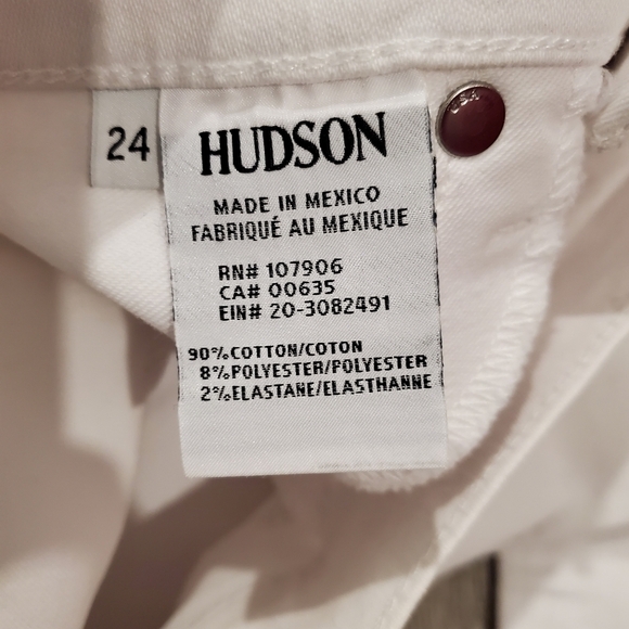 NEW Hudson Jeans Barbara High Waist Super Skinny Raw Hem - Picture 5 of 5